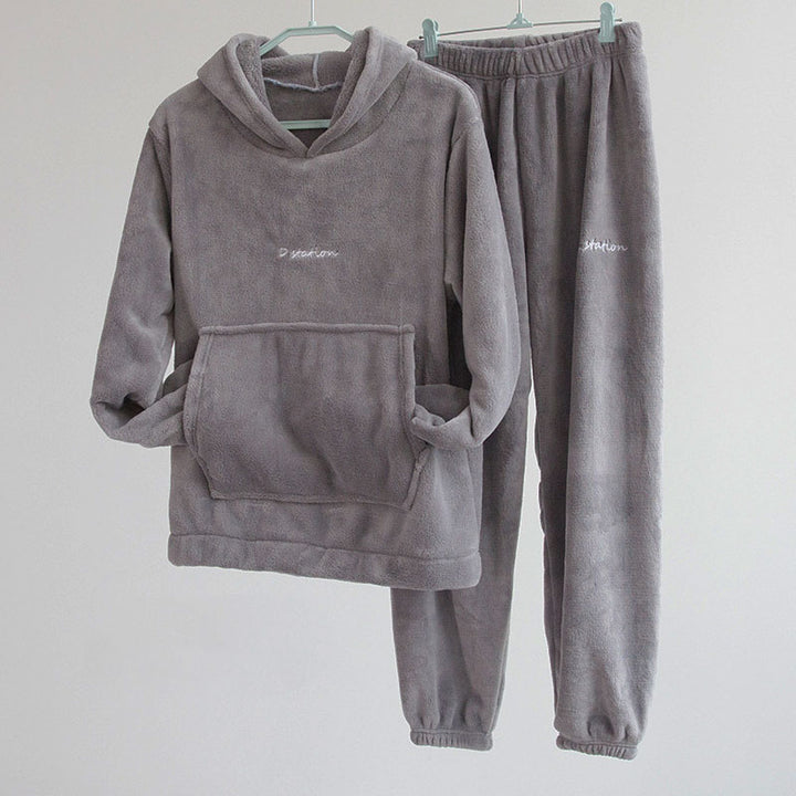 Winter Pajamas Set Women Loungewear