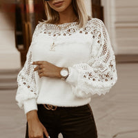 GeorginasShirt I Trui Met Lotus Bloem Details Voor Dames