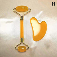 FaceShape™: Gezichtsroller + Schraper