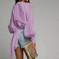 GemmaBlouse I Lantaarn Mouwen Blouse Voor Dames