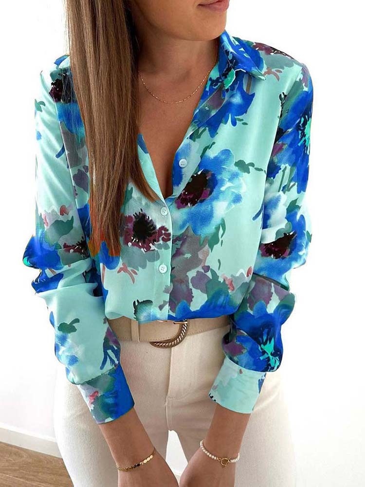 JennsBlouse I Blouse Met Bloemenprint Voor Dames