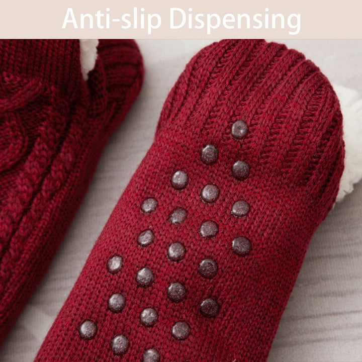 Indoor Socks Shoes Warm Woolen