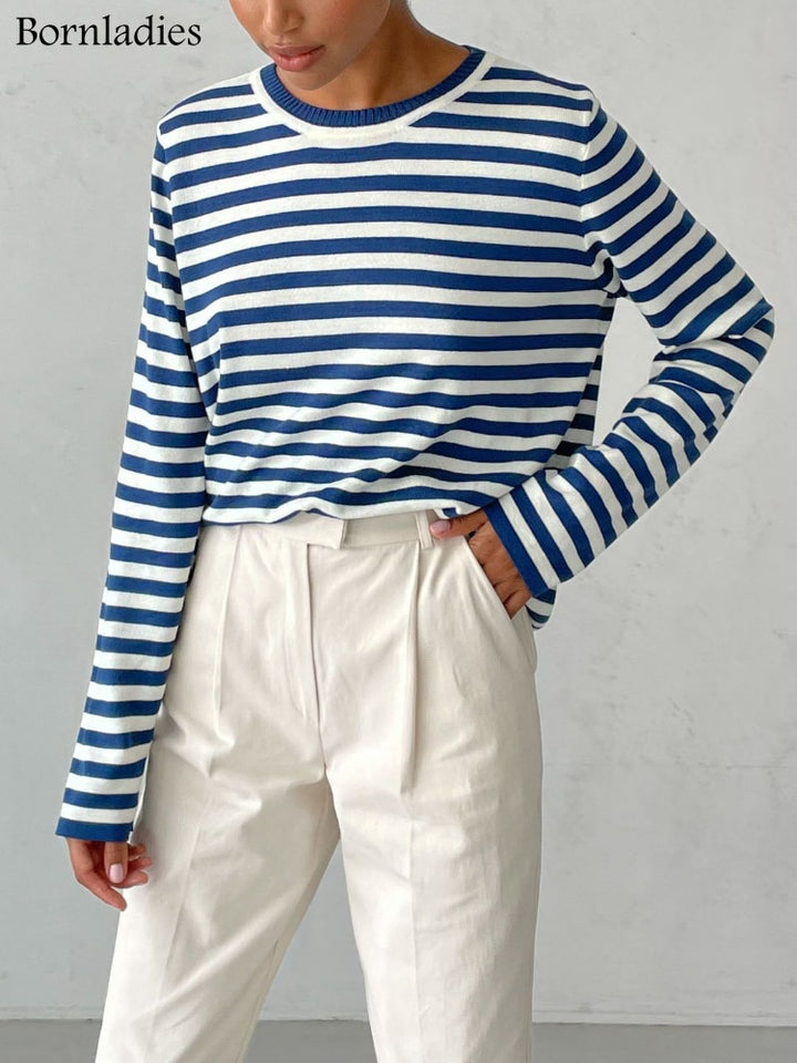 StripedTee™: Pullover für Damen