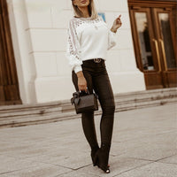 GeorginasShirt I Trui Met Lotus Bloem Details Voor Dames