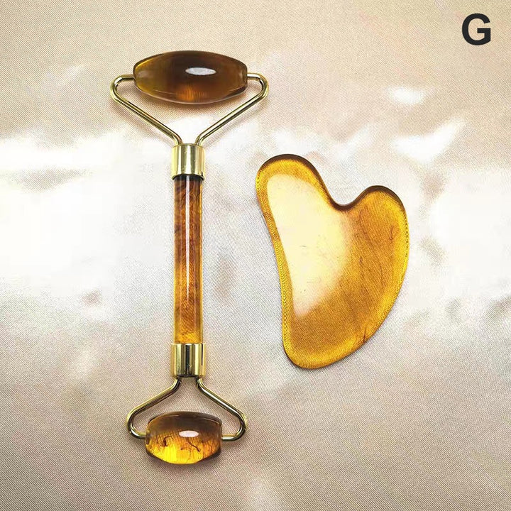 FaceShape™: Gezichtsroller + Schraper