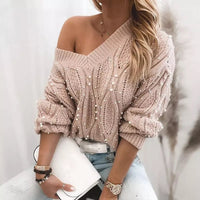 KarenShirt I Pullover mit Perlen für Damen