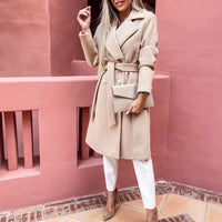 Fashionable Wrap Coat