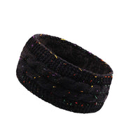 Stylish knitted wool headband