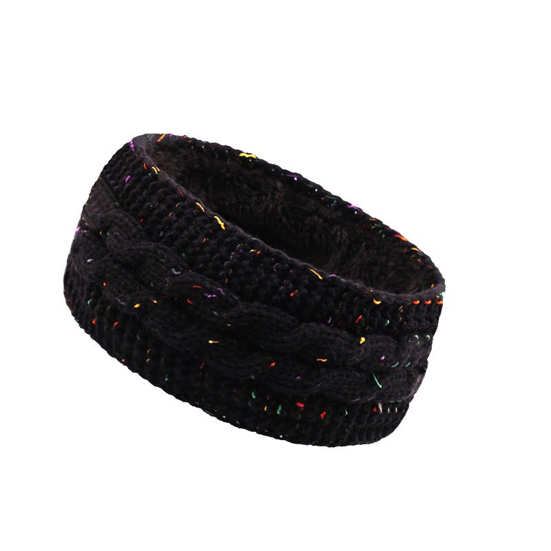 Stylish knitted wool headband