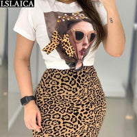 Leopardenmuster-Set