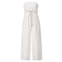 Trägerloser Jumpsuit mit weitem Bein | Sommer 2024 Schicker Overall | Sexy Slim Fit