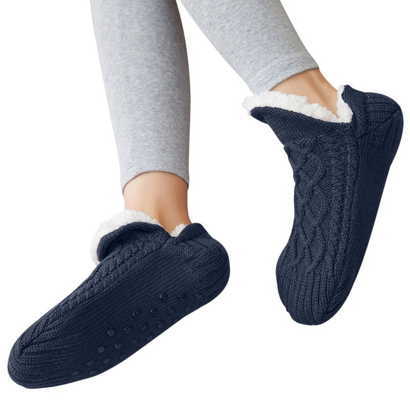 Indoor Socks Shoes Warm Woolen