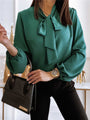 EmmysBluse I Bluse mit Schleife für Damen