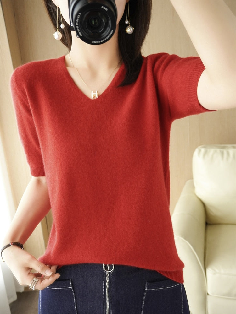 IsabelsShirt I Trui Met V-hals
