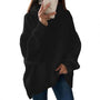 SpringShirt I Oversized Pullover mit Rollkragen