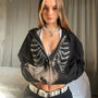 SkeletonHoodie™: Hoodie für Damen