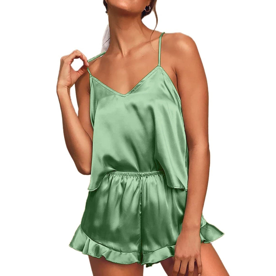 JoosjesPyjama I Satijnen Pyjama Set Voor Dames