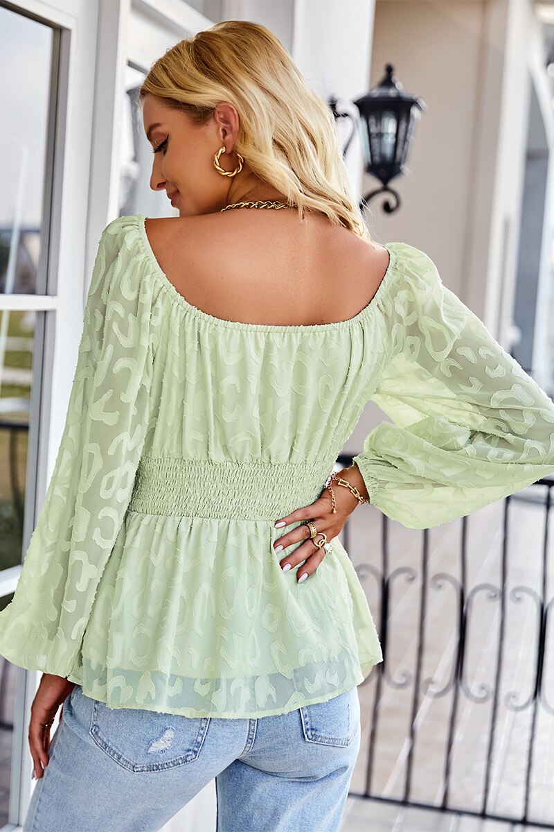 CharliesShirt I Blouse Met Pofmouwen Voor Dames