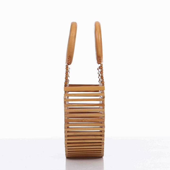 WoodenBag I Bamboo Clutch Voor Dames