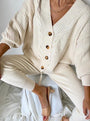 AnneliesSet I Bequemes 2-teiliges Set für Damen I Weste und Hose