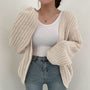 AnniesVest I Grobgestrickte Oversized Weste