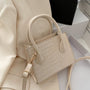 Krokodilleder-Handtasche