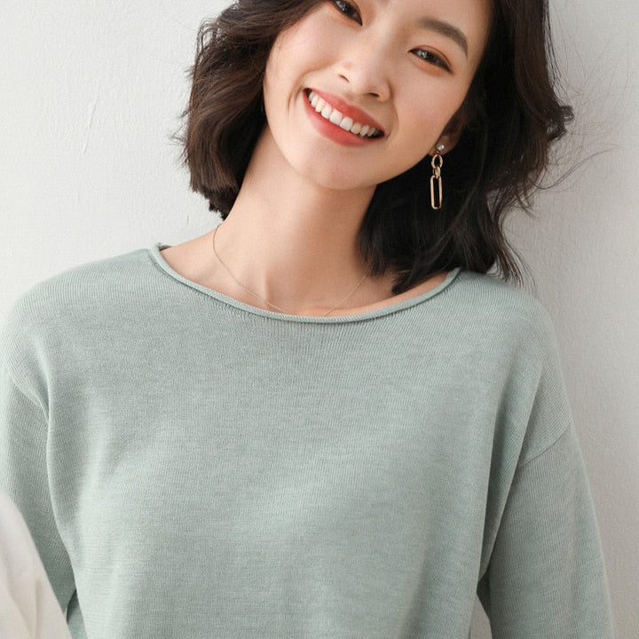 MarliesShirt I Basic-Pullover für Damen