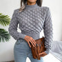 MidnightShirt I Gestrickter Pullover für Damen