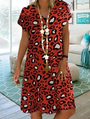 ShapelY™: Luftiges Kleid mit Leopardenmuster