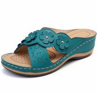 TrendZetter™: Damensandalen mit Blumenmuster