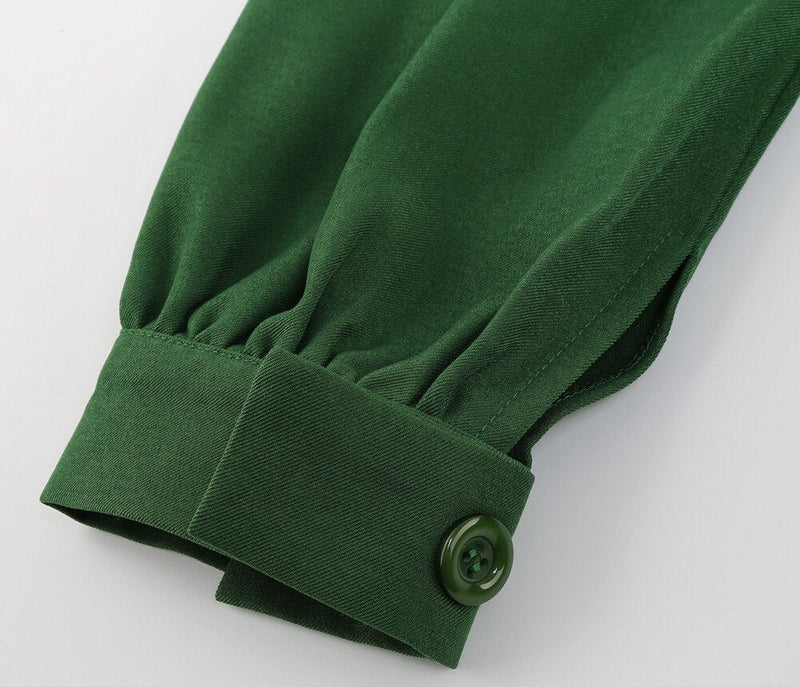 Sexy V-Hals Lange Mouw Jurk | Herfst/Winter Stijlvolle Damesmode