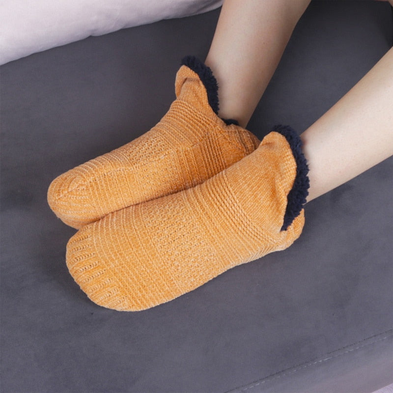 Indoor Socks Shoes Warm Woolen