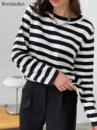 StripedTee™: Pullover für Damen