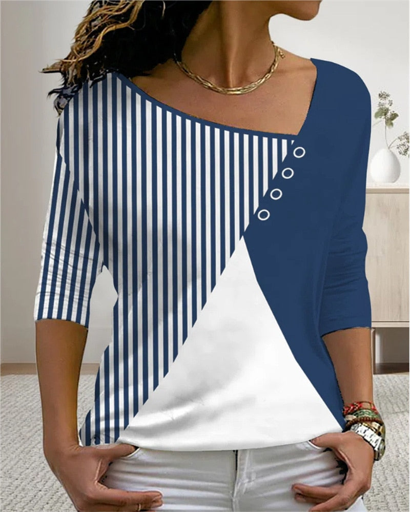 MirtesShirt I V-hals T-shirt Voor Dames
