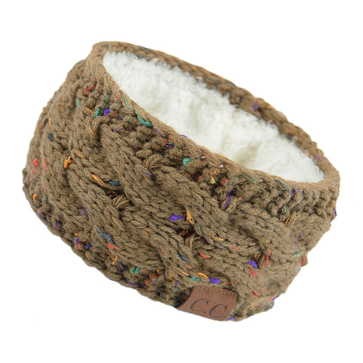 Stylish knitted wool headband
