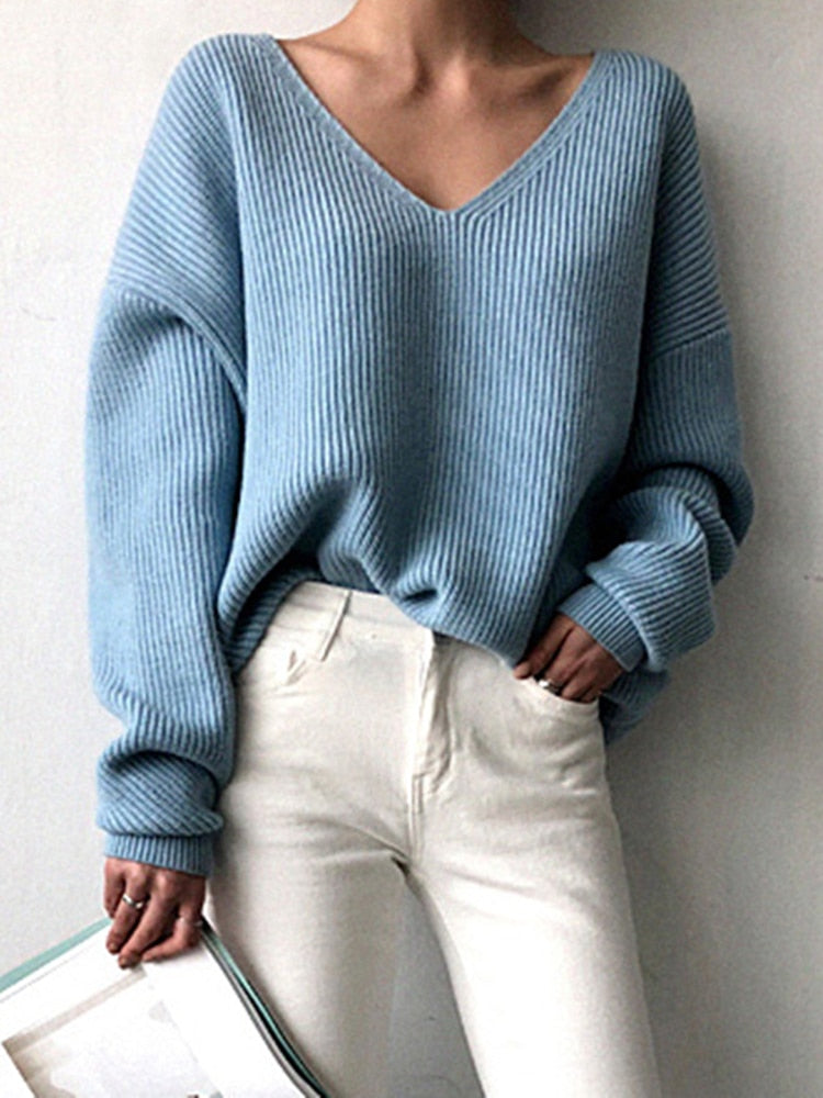 HeleensShirt I Pullover mit V-Ausschnitt für Damen