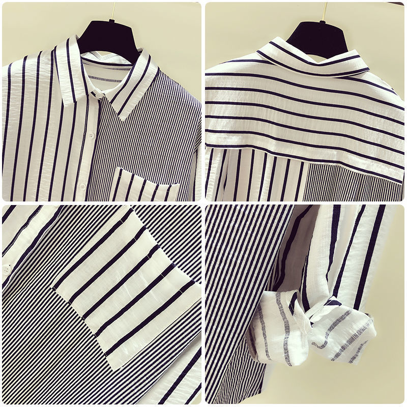 AnasBlouse I Blouse Met Krijtstrepen Voor Dames