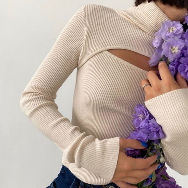IndiaShirt I Pullover mit Schlitz für Damen