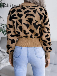 JaguarSweater I Pullover mit Jaguar-Print für Damen