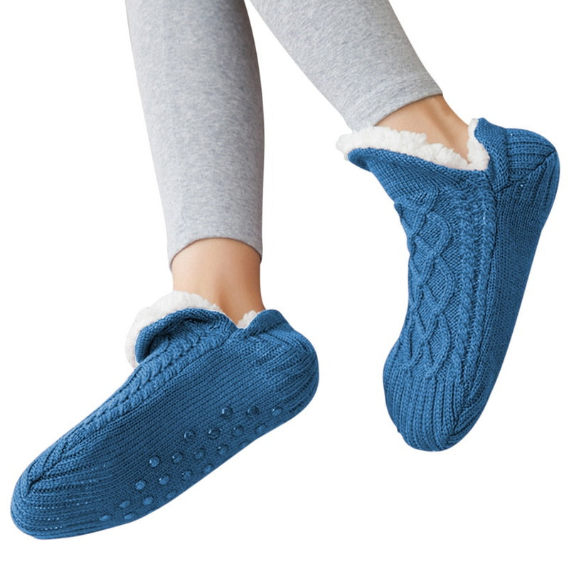 Indoor Socks Shoes Warm Woolen