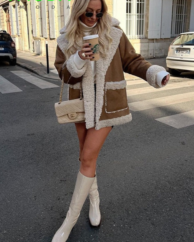 KatherinesJacket I Fleece Jas Met Wol Voor Dames