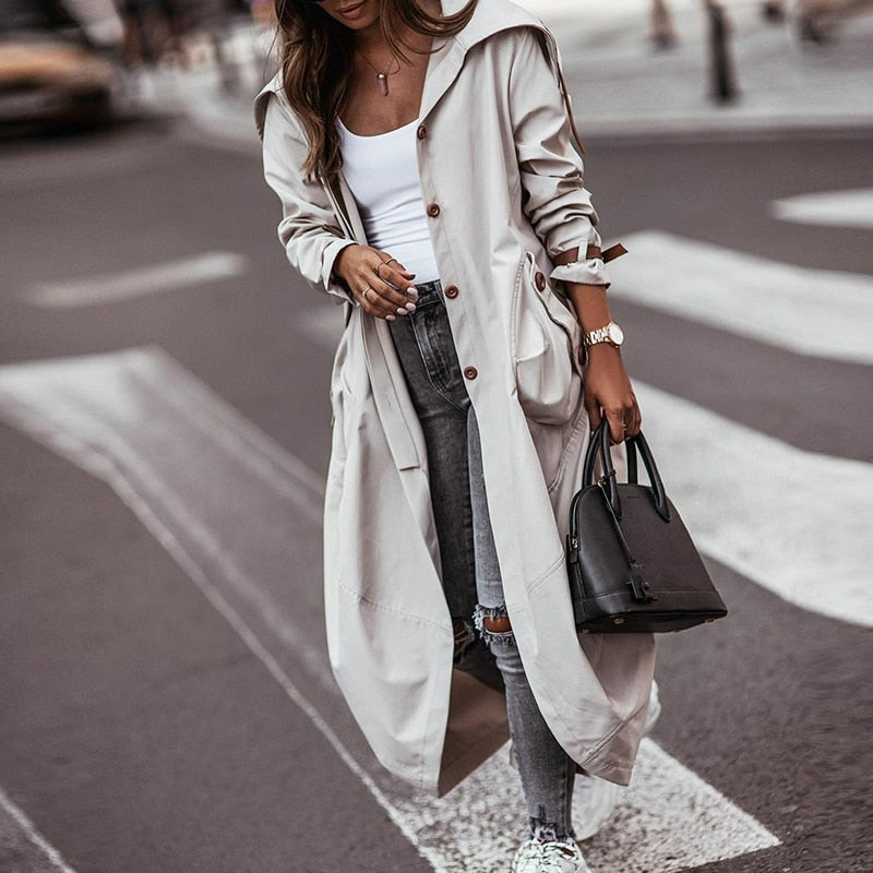 Long Coat with Pockets