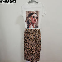 Leopardenmuster-Set