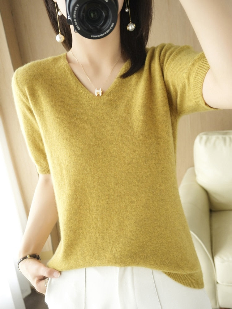 IsabelsShirt I Trui Met V-hals