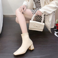 SquareShoes I Hak Met Vierkante Neus Voor Dames