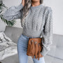 LuciesShirt I Gestrickter Pullover für Damen