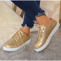 Goldie Shoes | Lace Up Flats