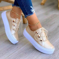 Goldie Shoes | Lace Up Flats