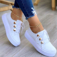 Goldie Shoes | Lace Up Flats