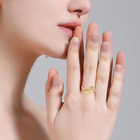 Initial Heart Ring | Letter Ring